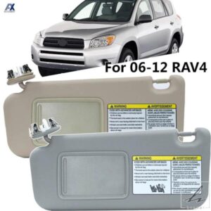 車左右 サンバイザー ブロック シェード ライト トヨタ RAV4 2006 - 12 カーパーツ ベージュ グレー ドライバー部品 カスタムパーツ アクセサリー 部品 カス