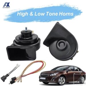 12V 125DB 大音量 防水 カタツムリホーン シボレー クルーズ J300 2008 - 16 410/510HZ デュアルピッチ 部品 カスタムパーツ アクセサリー