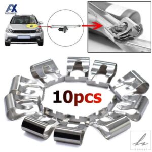 10個 汎用ワイパーリンケージモーターロッドリペアクリップ車用フロントガラスアームリンク機構クリップ固定キットスプリング自動交換部品カスタムパーツア