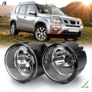 日産ティーダ ノート X-TRAIL T31 ムラーノ キューブ ジューク パトロール 3 ローグ ヴァーサ用 ガラスレンズ フロントフォグランプアセンブリ ハロゲン H11