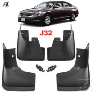 日産 ティアナ J32 マキシマ オーストラリア 2008 - 2013 マッドフラップ マッドフラップ スプラッシュガード マッドガード フェンダー 2009 - 12 用セット