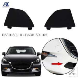 車フロントアンダーグリルバンパーカバーデコレーションキャップ マツダ 3 2016 2017 2018 B63B-50-101 B63B-50-102 車ヘッドプラスチック BANE50101 部品
