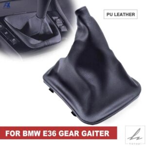 車用レザーギアノブゲートルブーツカバー BMW E34 1988-1995 E36 1991-1998 E46 1999-2005 Z3 1995-2001 E30 1982-1990 内装 部品 カスタムパーツ