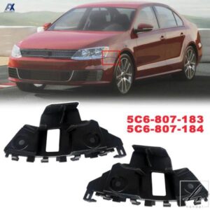 左右フロントバンパーブラケットビームマウントサポートグリルガイドブラケットリテーナー VW JETTA 2011-2014 5C6807183 5C6807184 ペア 部品 カスタムパー