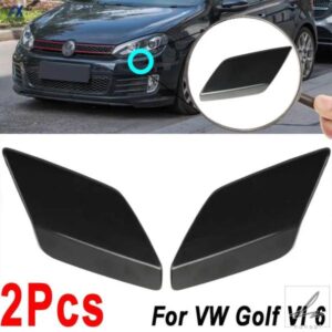 車用フロントバンパーヘッドライトウォッシャーノズルカバーキャップ VW ゴルフ MK6 VI ジェッタ 2008 - 13 5K0955109C 5K0955110C 部品 カスタムパーツ