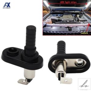 汎用カートラックボードドア枠 ドアアラーム フランジライトフードマウントピンスイッチ20A 12VDC交換部品2個 部品 カスタムパーツ アクセサリー 部品 カス