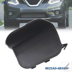 日産 ローグ エクストレイル T32 2014 2015 2016 フロントバンパー 牽引フック キャップ カバー アイアクセス トレーラーホール リッドプロテクター 622A0-4