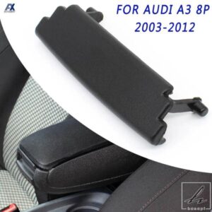 車用アームレスト センターコンソールカバー 蓋 ラッチクリップ 収納ボックス ファスナー アームレスト シートボックス バックル AUDI A3 S3 8P 2003 2012用