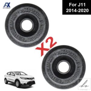 日産 キャシュカイ ローグ スポーツ J11 2014 - 2020 上部マウント ラジエーターマウント ゴム製ブッシング ブラケット 2015 - 18用 2個 部品 カスタムパー