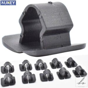 10個 1H5863849A01C プラスチックフードボンネット断熱クリップリベットリテーナー VW ポロ ティグアン パサート B5 B6 セアト レオン 2 シュコダ オクタビ