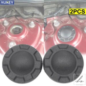 車用ショックアブソーバーカバートリム 防水防塵キャップ マツダ 3 アクセラ CX-5 KE サスペンション フロントストラットカバー用 ペア 部品 カスタムパーツ