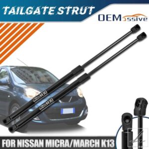 日産 マイケルマーチ MK4 K13 ハッチバック 2010 2011 - 2016 2017 用 ペアテールゲート ストラット ガス スプリングサポートアーム ブートダンパー ホルダ