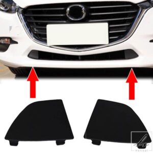 車フロントアンダーグリルバンパーカバーカバーデコレーションキャップマツダ 3 2016 2017 2018 B63B-50-101 B63B-50-102 車ヘッドプラスチック BANE50101