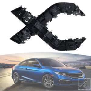 車パーツ フロントバンパー リテーナー ブラケット スペアサー 左右ペア サイドビームマウントサポート ホンダ シビック 2016 - 19 2021用部品 カスタムパー