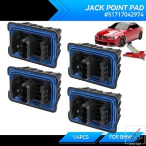 1/4個 51717042974 アンダーカージャッキリフト ジャッキポイントサポートパッドプラグブロックカバー BMW F13 F06 F07 F01 F02 F03 F04 F45 F46用部品 カス
