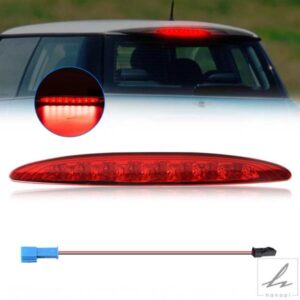 12V LED 3RD ハイレベル サードブレーキストップテールゲートライト レッドレンズ BMW MINI COOPER R50 R53 2001-2006 63256935789 63251477679 部品 カスタ