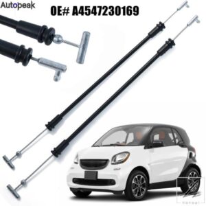 車フロント左＆右外装ドアハンドルケーブル SMART FORFOUR 2004 2005 2006 オートアクセサリーロック交換用 4547230169 部品 カスタムパーツ アクセサリー