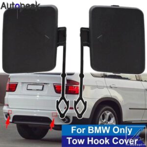 車用リアバンパーサイド牽引フックアイカバーキャップ BMW X5 E70 2006 - 11 E70 OE# 51127158447 51127158448 部品 カスタムパーツ アクセサリー