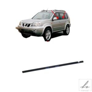 日産 XTRAIL T 30 2001-2006 用 ブラック T30 外側窓ガラス用ゴムシール 1個 X-TRAIL 用ガラスプロテクター 80821-8H300 部品 カスタムパーツ アクセサリー