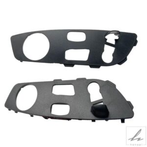 1/2PCS フロントシートスイッチベゼルフレームカバートリム VW TOUAREG 7P R LINE 2011-2018 7P6882516C9B9 7P6882515C9B9 カーアクセサリー 部品 カスタム