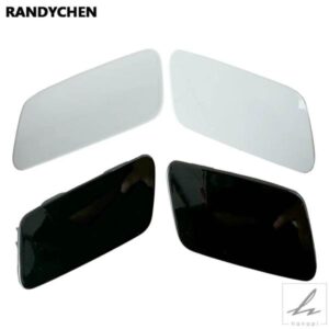 1/2PCS フロント ホワイト ブラック バンパー ヘッドライト ウォッシャー カバー ジェット キャップ トリム VW パサート CC 357 2008-2012 3C8955109 3C8955