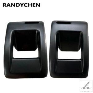 1/2PCS リアシートロックカバー ブラックトリム VW ゴルフ 6 GTI 2009-2012 ジェッタ 5 GLI MK5 2006-2012 1K9885893 1K9885894 カーアクセサリー 部品 カス
