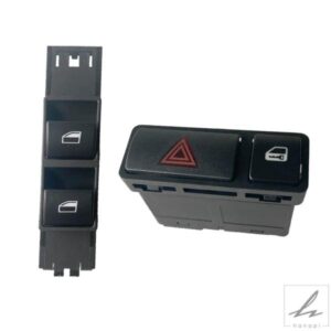 1/2個 フロントパワーウィンドウスイッチ ハザード灯 車ボタン BMW 3シリーズ E46 M3 323 325 330 2000-2005 61316902175 61318368920 部品 カスタムパーツ