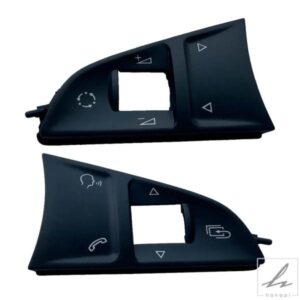 1/2PCS ステアリングホイールスイッチ多機能ボタンカバートリム シュコダ オクタビア 3 A7 スーパーブ 3V ファビア MK3 コディアック 3V0919719F用 部品 カ