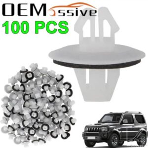 100個 スズキ ジミー グランドビターラ SX4 トヨタ カローラ RAV4 車用マウントホルダー クリップ リテーナー ファスナー 車用交換品 部品 カスタムパーツ
