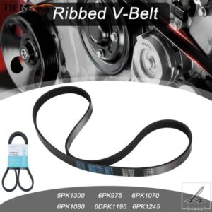 車用マルチVベルト 5PK1300 6PK975 6PK1070 6PK1080 6DPK1195 6PK1245 AUDI A1 A3 TT SEAT TUREDO VW GOLF PASSAT BMW CITROEN FIAT用 部品 カスタムパーツ