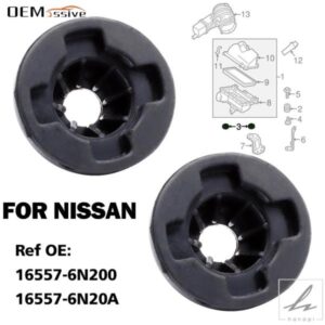 日産 ティアナ キューブ セレナ NV200 プリメーラ ナバラ リヴィナ エアインテーククリーナー フィルターボックス バッファーマウント ゴムグロメット 2個 1