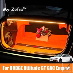 新型DODGE ATTITUDE GT GAC EMPOW 2024 2025用 リアトランク明るくLEDストリップカスタムライト 防水フレキシブルカーパーツ 部品 カスタムパーツ