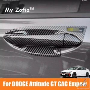 新型DODGE ATTITUDE GT 2024 2025用 GAC EMPOW ABS製 ドアハンドルカバー 外装傷防止トリム装飾アクセサリー 部品 カスタムパーツ アクセサリー