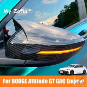 新型DODGE ATTITUDE GT 2024 2025 GAC EMPOW 車用リアビューミラーカバー カバー リバースミラー アクセサリー 部品 カスタムパーツ アクセサリー