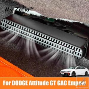 新型DODGE ATTITUDE GT GAC EMPOW 2024 2025用 車用シート下エアコンダクトアウトレットカバー 防塵換気アクセサリー 部品 カスタムパーツ アクセサリー