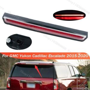 車用ハイマウントサードブレーキライト GMCユーコン キャデラック エスカレード 2015 - 20 LEDサードブレーキストップライト 部品 カスタムパーツ
