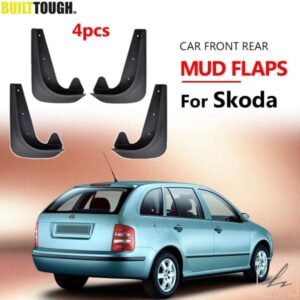 汎用マッドフラップマッドフラップスプラッシュガードマッドガードセットSKODA CITIGO FABIA OCTAVIA RAPID ROOMSTER YETI 6Y 5J NJ 1U 1Z 5E用 部品 カスタ