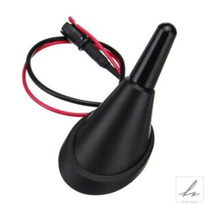 汎用カー3CMショートロッドルーフアンテナ+ベースアンプ+アダプターセットカーアクセサリー1個 部品 カスタムパーツ アクセサリー