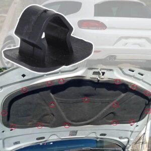 車用ボンネット エンジンフード サウンドデッドナー 断熱クリップ リベット VW シロッコ 2008 - 15 アクセサリー 部品 カスタムパーツ アクセサリー