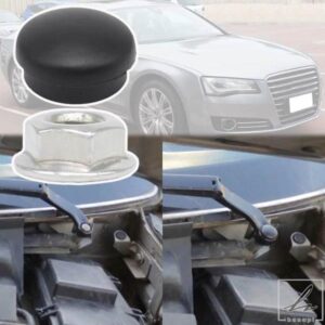車用フロントワイパーブレードアームナットキャップスクリューボルトカバー AUDI A8 D2 D3 D4 D5 1994 - 2011 - 19用 部品 カスタムパーツ アクセサリー