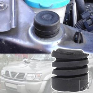 車エンジンフードテールゲートラバーストップマウントブッシュバッファークッション 日産パトロール Y61 1998 - 03 - 2014 サファリ用 部品 カスタムパーツ