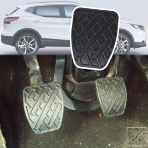 日産 キャシュカイ J11 J10 2007 - 2010 - 16 車用 ブレーキ クラッチ フットペダル パッド カバー ゴム 交換用 部品 カスタムパーツ アクセサリー