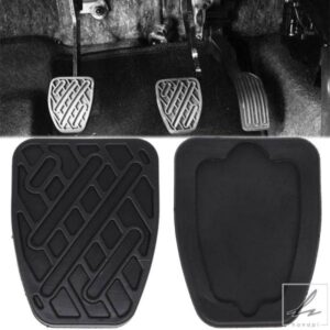 車用ブラックラバーブレーキクラッチフットペダルパッドカバー 46531JD00A 日産 QASHQAI J10 DUALIS 2007 - 13用 部品 カスタムパーツ アクセサリー