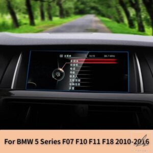 車用GPSナビゲーションスクリーンプロテクターフィルム LCDタッチディスプレイアクセサリー BMW 5シリーズ F07 F10 F11 F18 2010-2016 強化ガラス 部品 カス