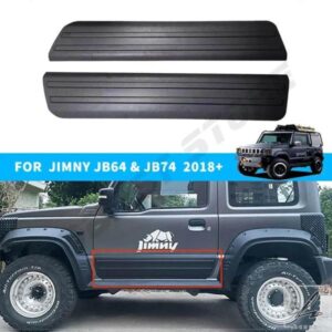 車体外装サイドドアトリムストリップカバー スズキ ジムニー 3ドア JB64 JB74 2019-2024 車ドアガード 部品 カスタムパーツ アクセサリー