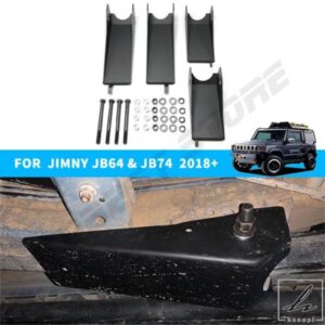 車用スイングアームスキッドプロテクションプレートシャーシシールドスキッドプレートアクセサリー スズキジムニー JB64 JB74 フレーム用 部品 カスタムパー