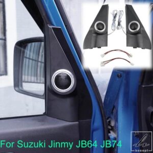 車用Aピラーオーディオスピーカーパネルホーンフレームサウンドインテリアリフィット スズキジムニー JB64 シエラ JB74W 2019 - 23用 部品 カスタムパーツ