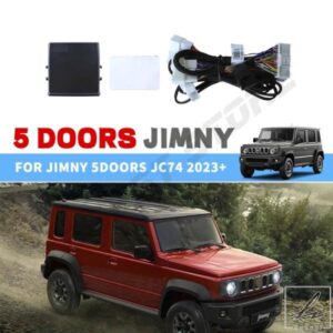 車用自動窓上げワンクリック窓上げ自動バックミラー折りたたみ式 スズキ ジムニー 5ドア JC74 2024 左ハンドル用 部品 カスタムパーツ アクセサリー
