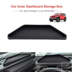 車内ダッシュボード収納ボックストレイホルダーセンターコンソールオーガナイザーブラケット JEEP WRANGLER JL JLU 2018-2022用 部品 カスタムパーツ