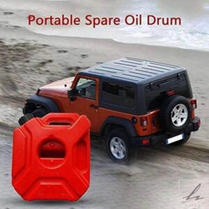 帯電防止プラスチックタンク車用バイク用スペア燃料タンク 5L 部品 カスタムパーツ アクセサリー